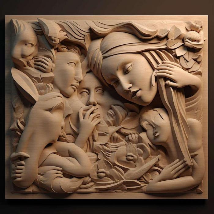 نموذج ثلاثي الأبعاد لآلة CNC 3D Art 